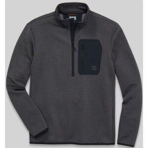 Alaskan Hardgear Duluth Trading Co Mens XL Gray Quarter Zip Ribbed Pullover